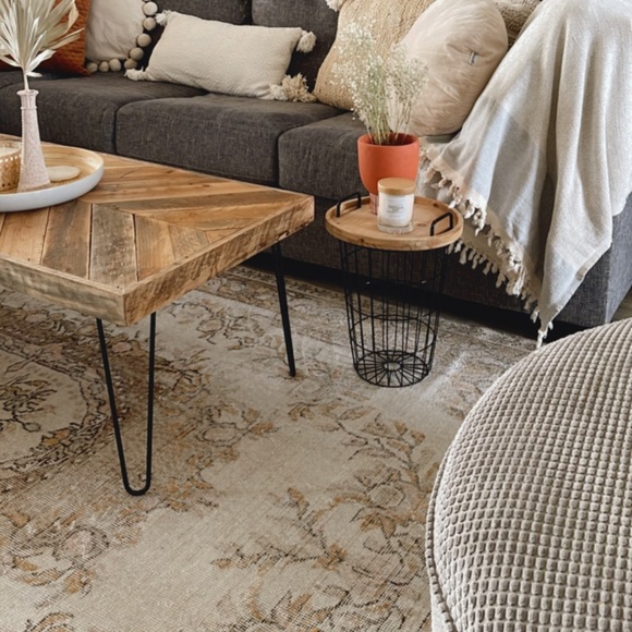 Vintag woven rug 6 X 9.2 , beautiful condition 4 months old - Picture 5 of 5